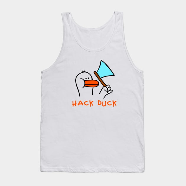 Hack Duck Tank Top by schlag.art